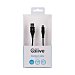 Cable de conexión qilive, conexión Usb macho a ligthting macho, longitud 1,2m, color negro