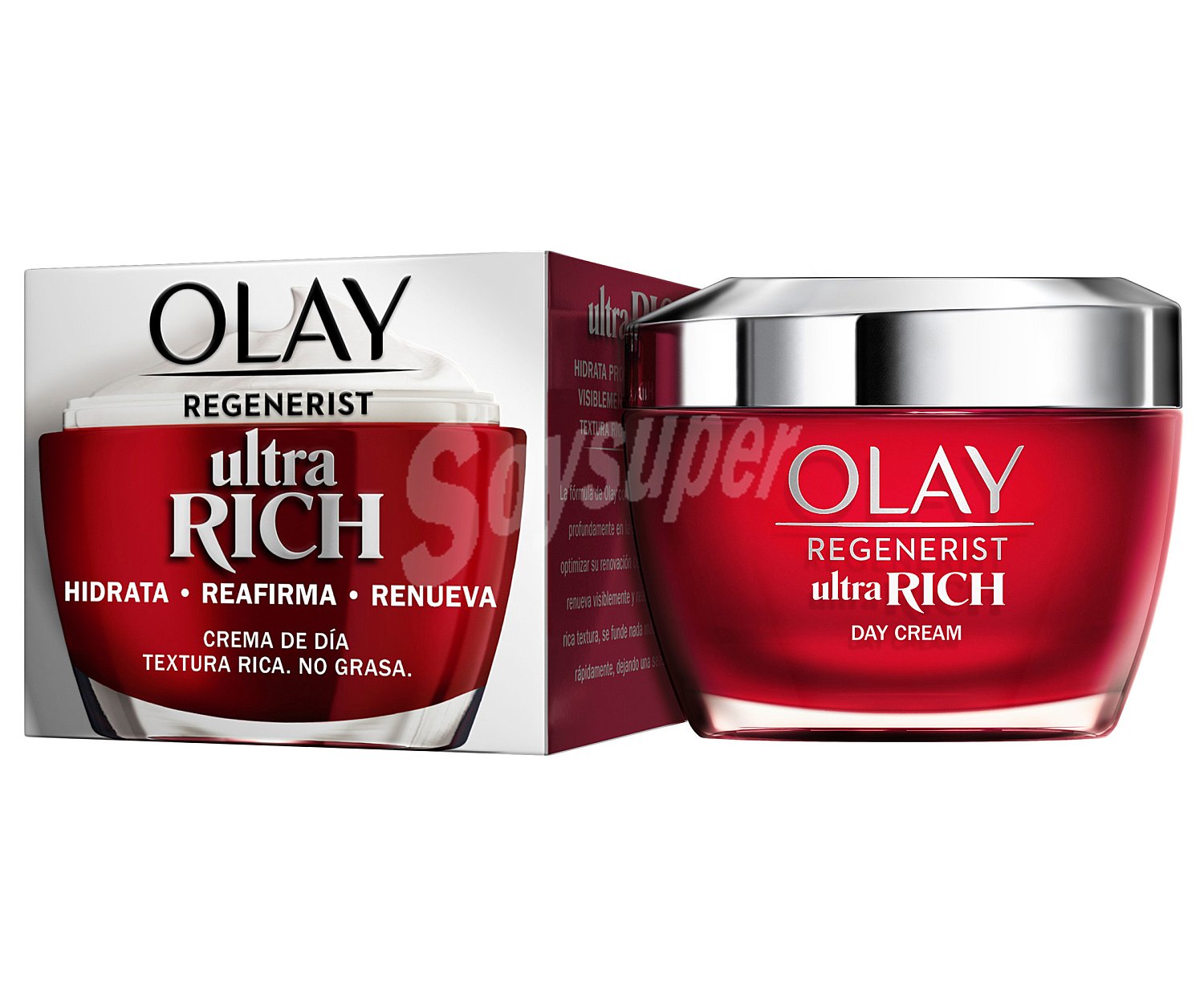 Olay Crema de día triple acción (hidrata, reafirma y renueva) olay Regenerist ultra rich