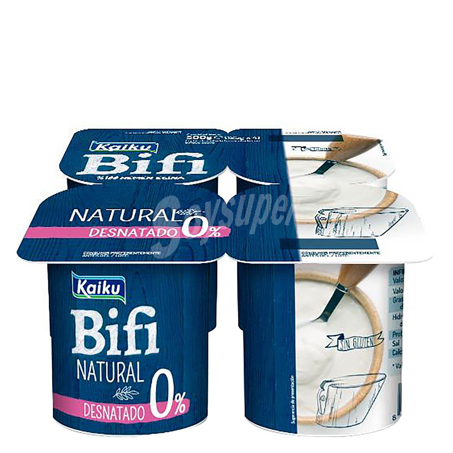 Bifi bífidus natural desnatado 0% m.g