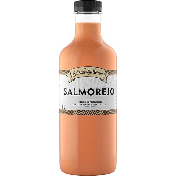 Salmorejo fresco no pasteurizado con aceite de oliva virgen extra