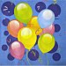 Servilletas de papel Balloons 2 capas 33x33 cm festa