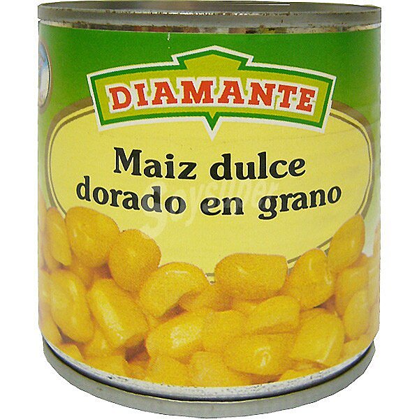 maíz dulce dorado en grano