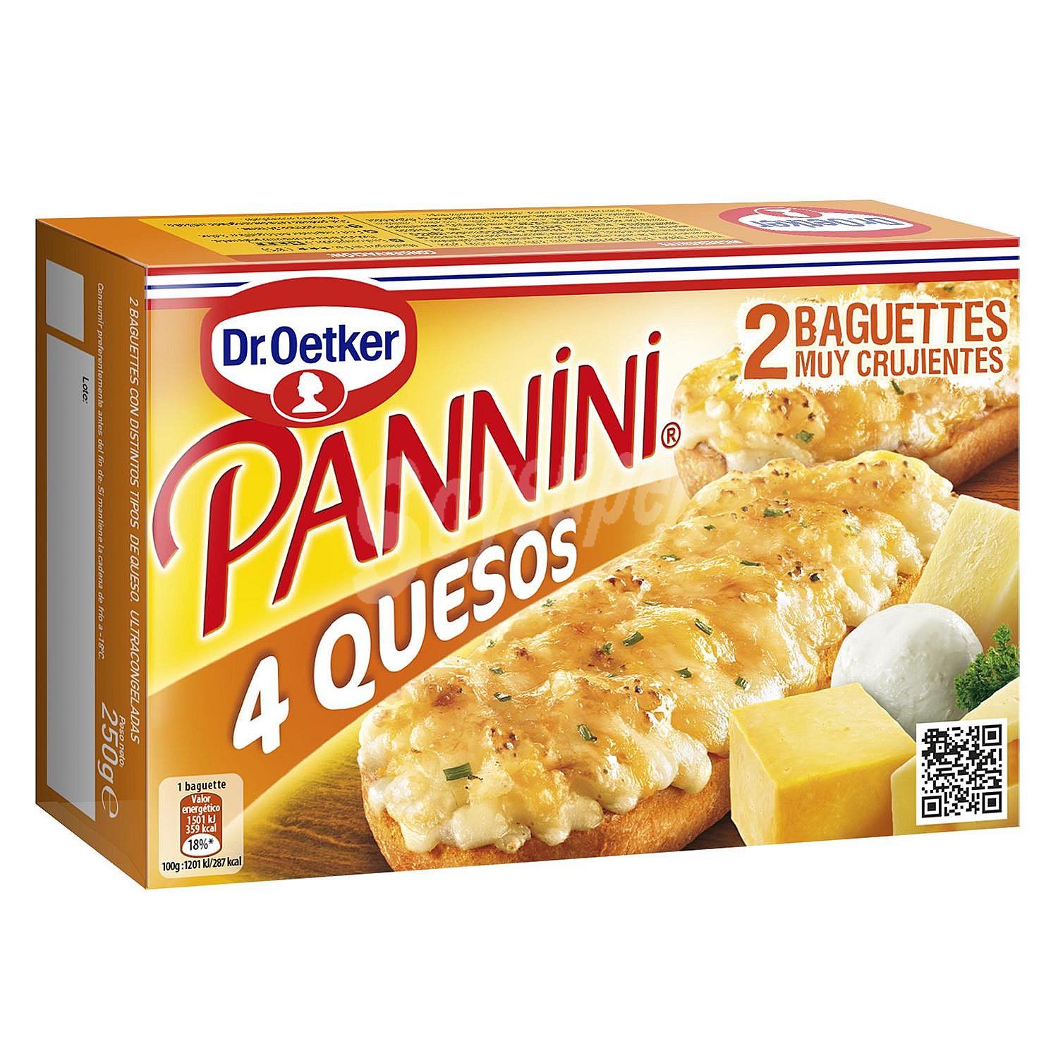 Pannini a los 4 quesos DR. oetker