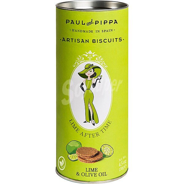 Galletas de lima y aceite de oliva virgen extra