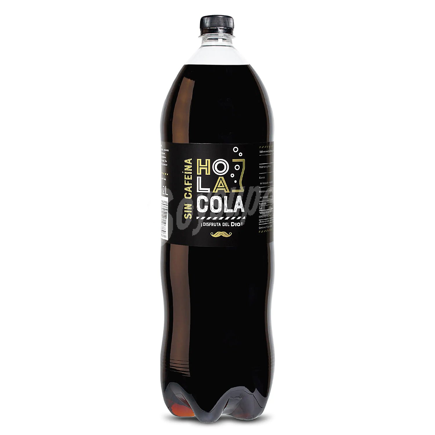 Refresco de cola sin cafeína Hola Cola