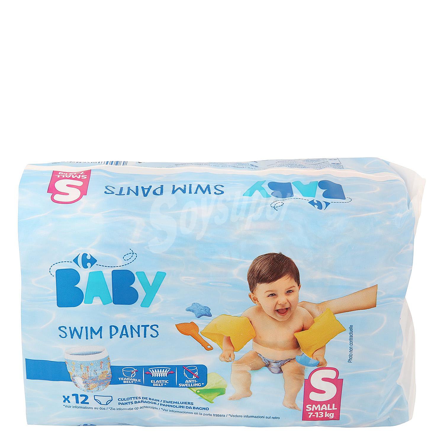 Pañales Bañador Carrefour Baby Small Talla 4 (7-13 kg)