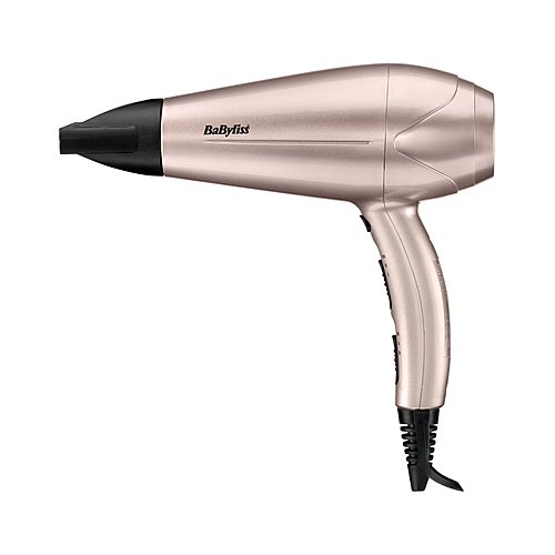 Secador de pelo babyliss 5395AE, cerámica con queratina, iónico, 2200W, 2 velocidades, 3 temperaturas, botón aire frío, Motor AC