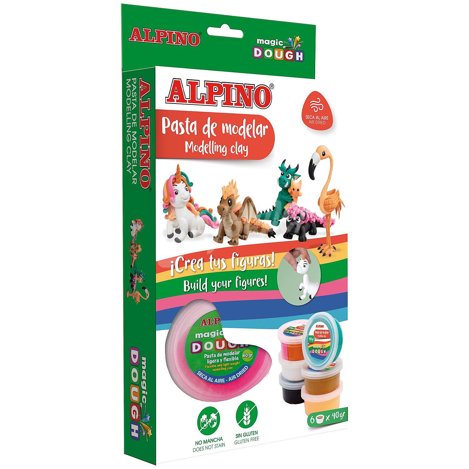 Pasta de modelar alpino Magic Dough Animals, de 40 G