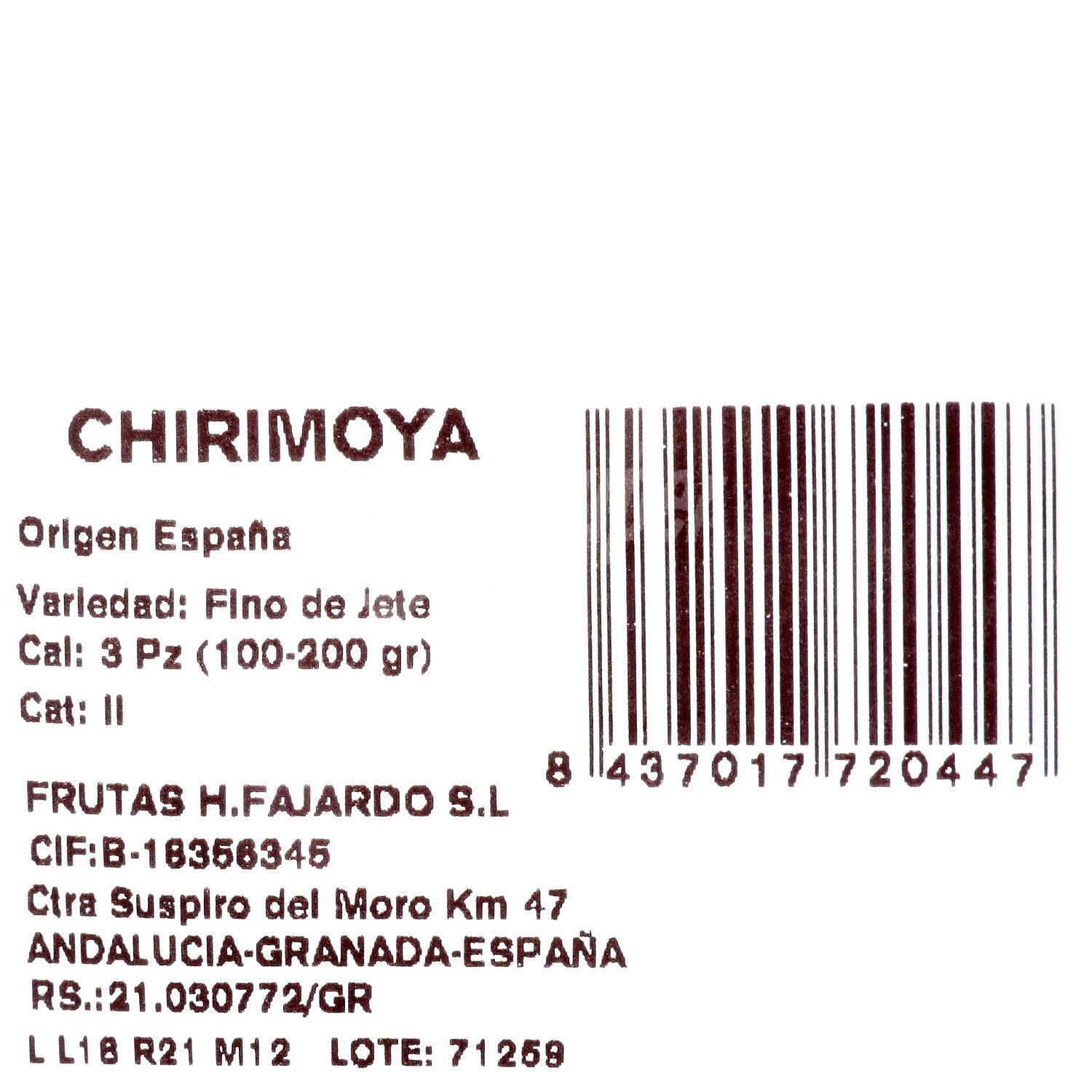 Chirimoya 3 piezas