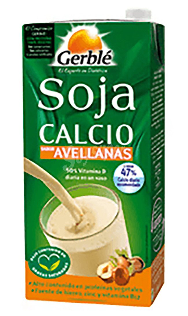 Bebida de soja sabor avellanas gerble