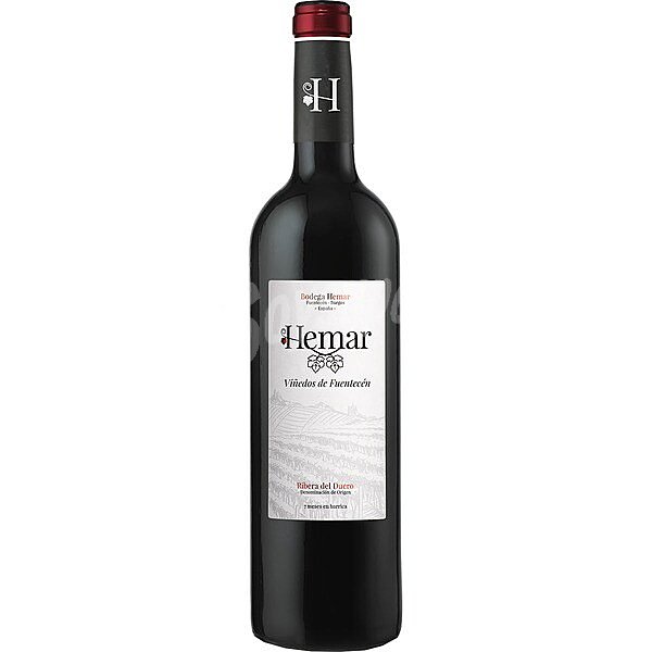 Vino tinto roble tempranillo DO Ribera del Duero