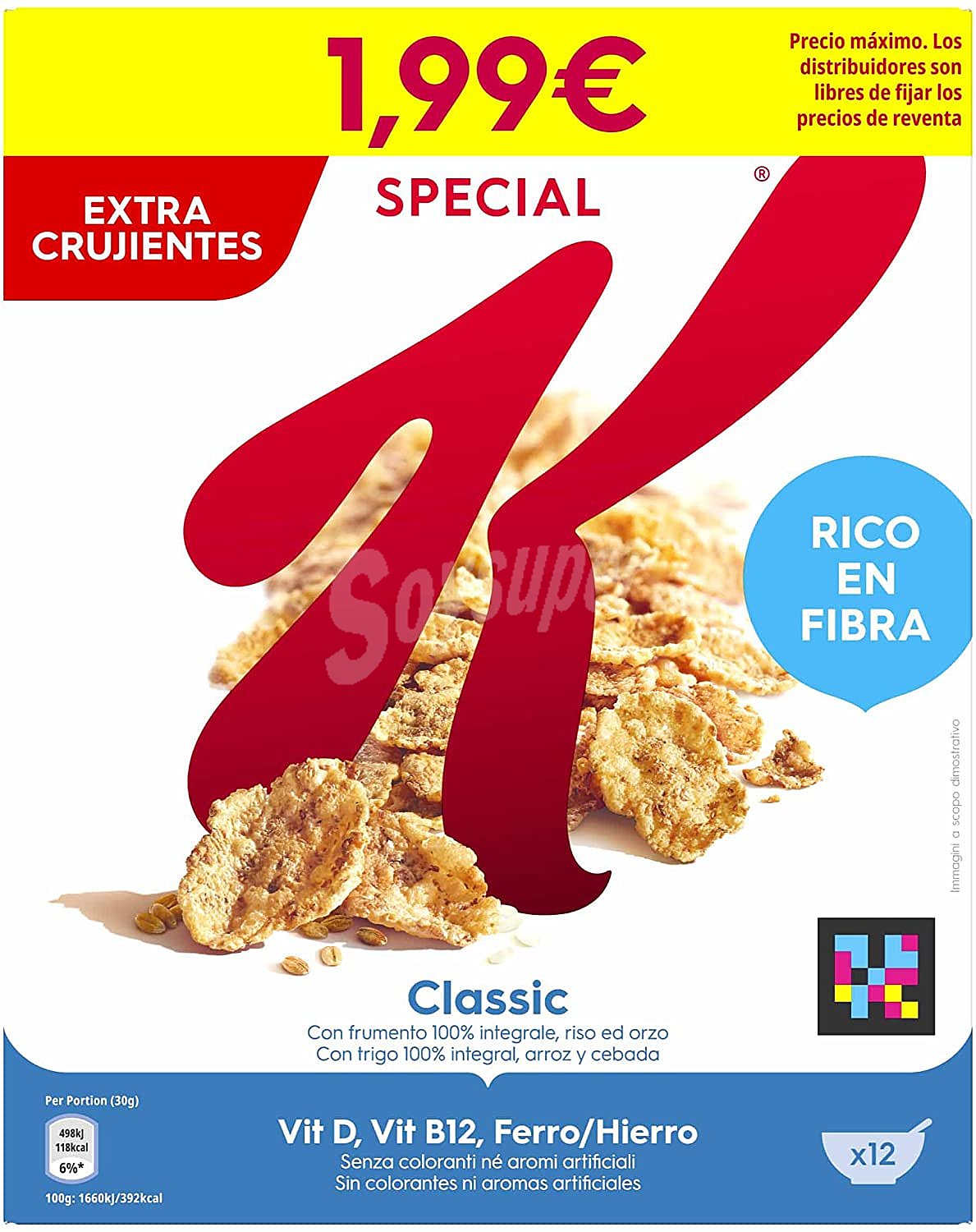 Classic cereales de desayuno