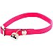 Collar para gatos de nylon elástico color rosa medidas 10 mm-30 cm