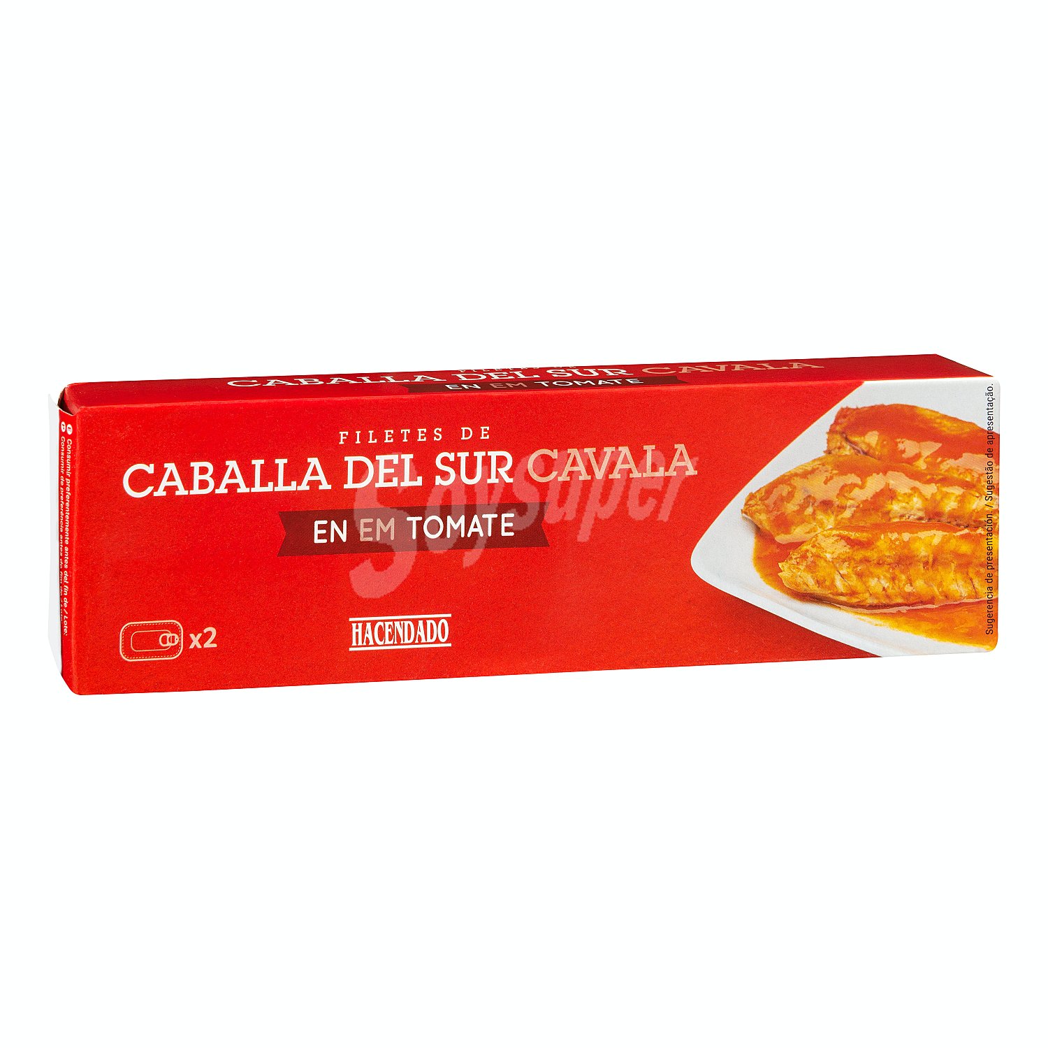 Caballa del sur en filetes con tomate