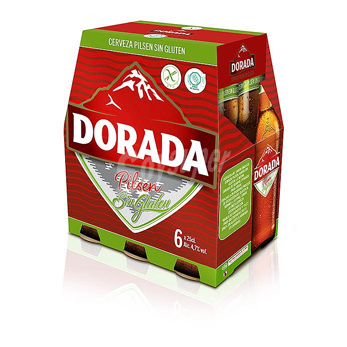 Cerveza rubia sin gluten