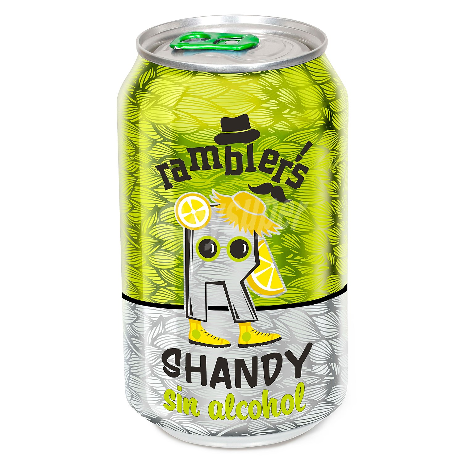 Cerveza sabor limón shandy sin alcohol Ramblers