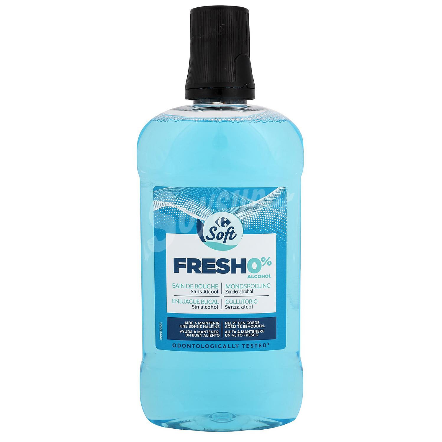 Enjuague bucal fresh 0% alcohol Carrefour Soft