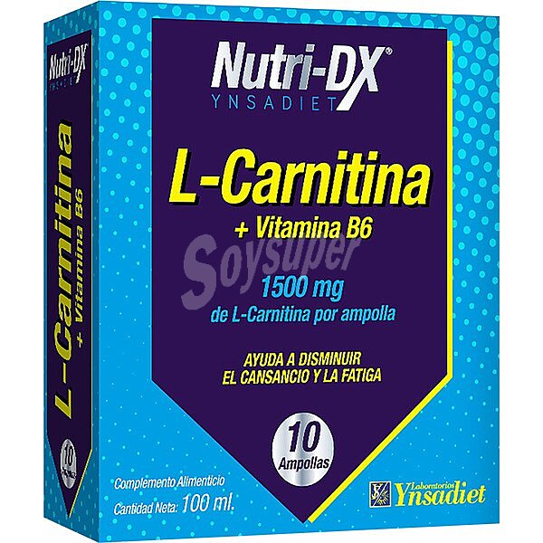 L- carnitina líquida con vitamina B6