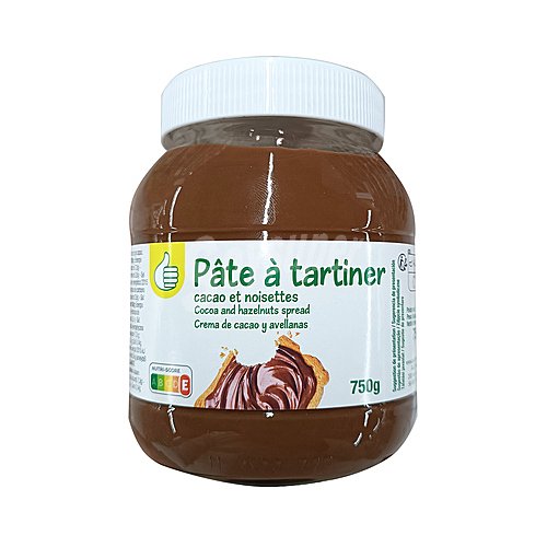 Producto económico alcampo Crema de cacao con avellanas para untar producto económico alcampo