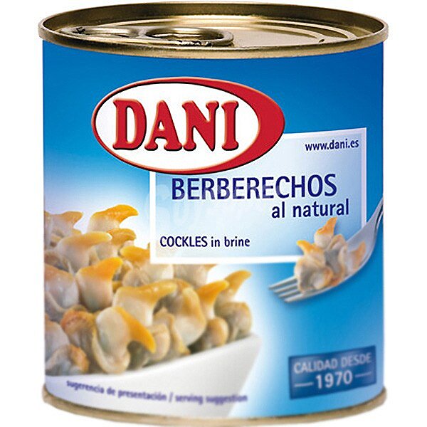 Berberechos pequeños al natural dani