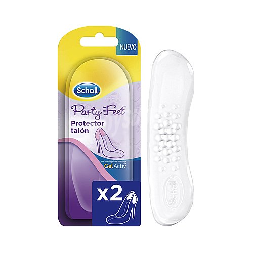 Scholl Protector transparente del talón con tecnologia Gel Activ scholl Party feet