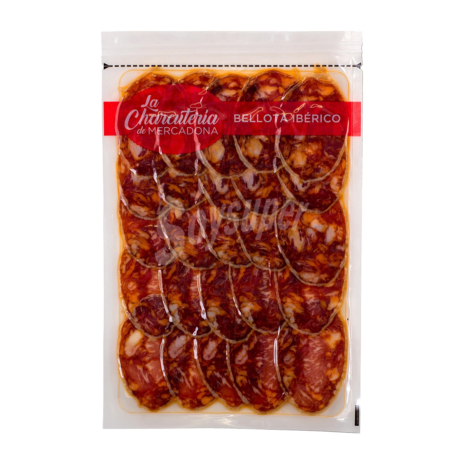 Chorizo bellota iberico lonchas (venta al corte - envasado al vacio)