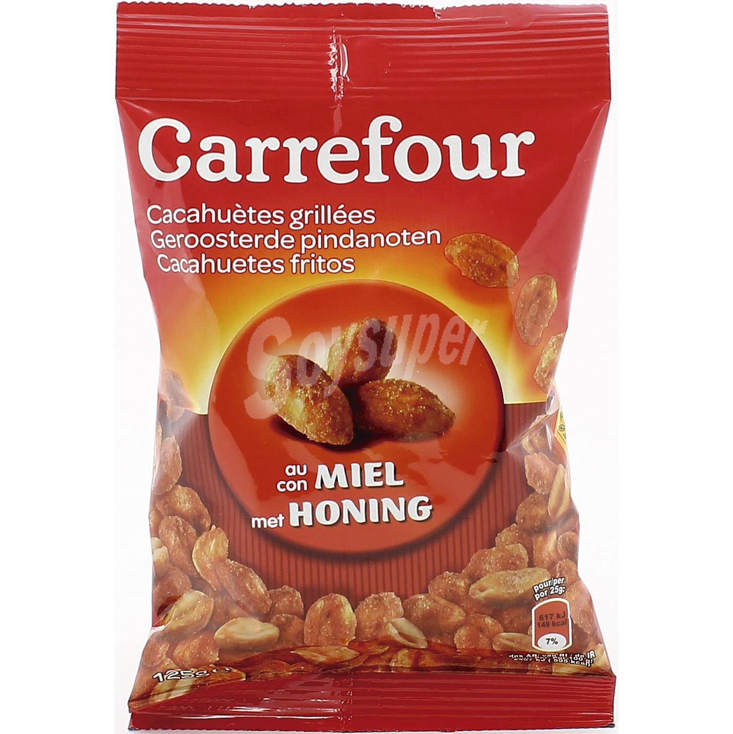 Cacahuetes tostados con miel Carrefour