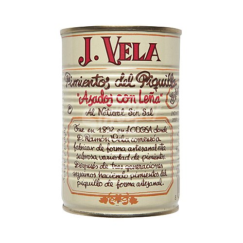 J. vela Pimientos del piquillo Asados con leña J. vela