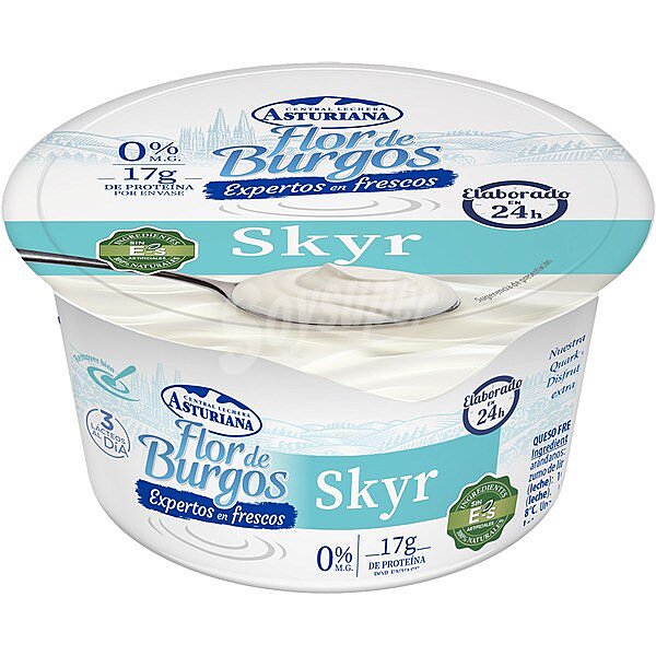 Asturiana queso fresco skyr desnatado 0% m.g