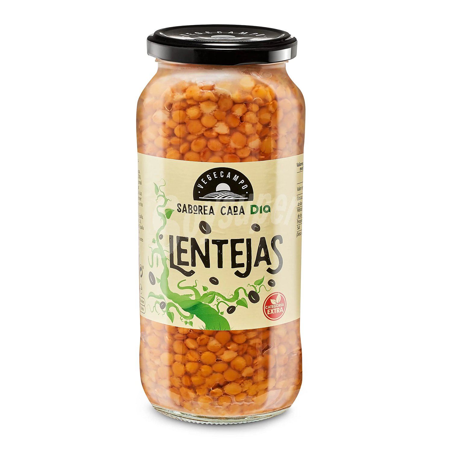 Lentejas cocidas Vegecampo