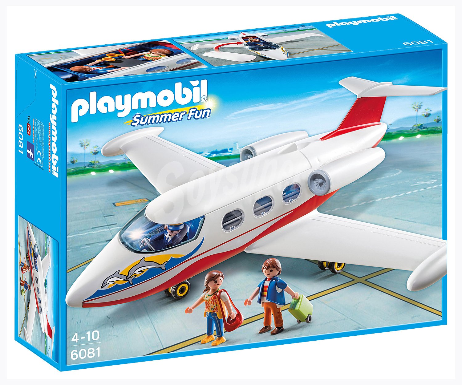 Playmobil avión de vacaciones +4 años