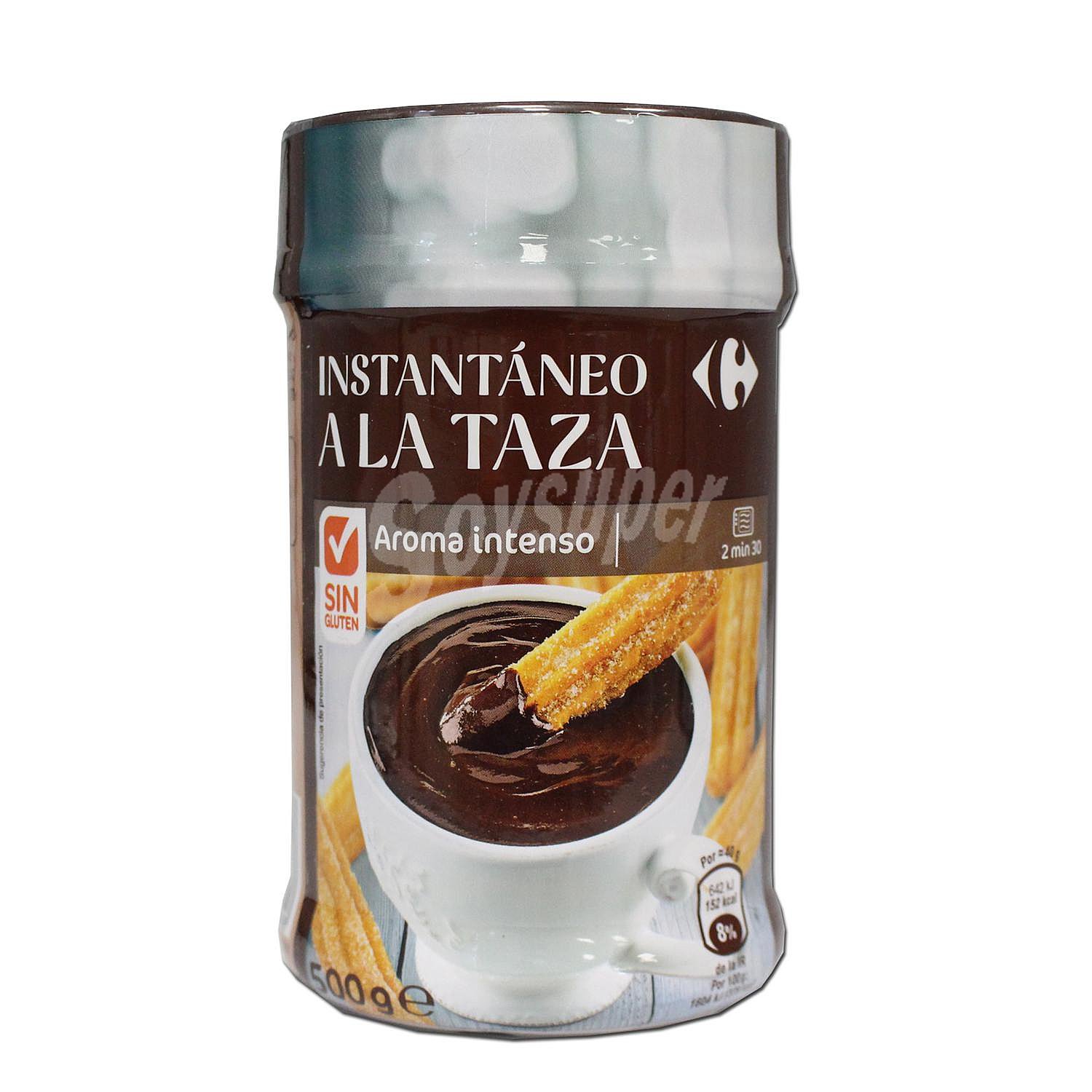 Chocolate a la taza instantáneo Carrefour sin gluten