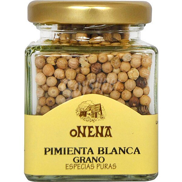 Pimienta blanca en grano