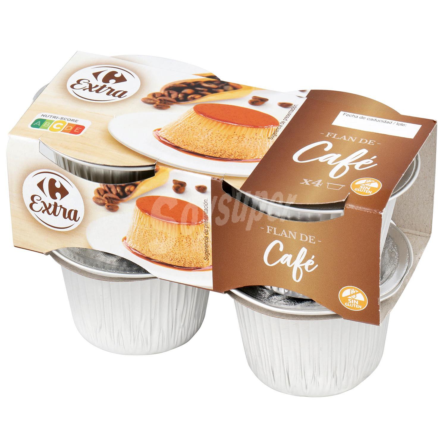 Flan de café Carrefour Extra sin gluten