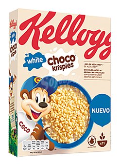 Cereales de arroz inflado de chocolate blanco kellogg´s choco krispies