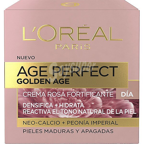 Crema de día fortificante, para pieles maduras y apagadas l'oréal paris Age perfect golden age