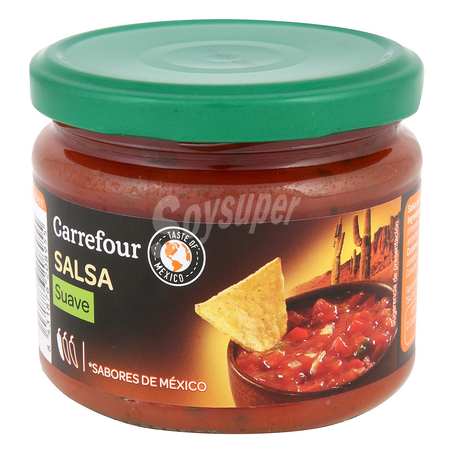 Salsa mexicana suave para dipear