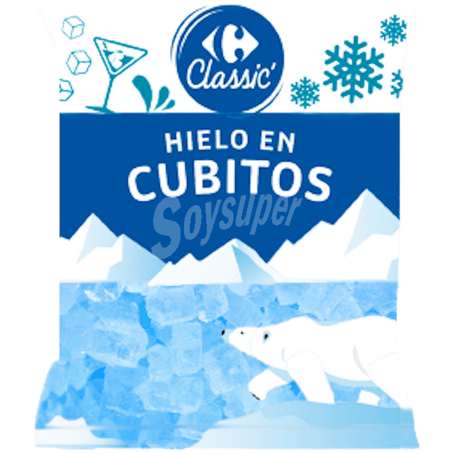 Hielo en cubitos Carrefour