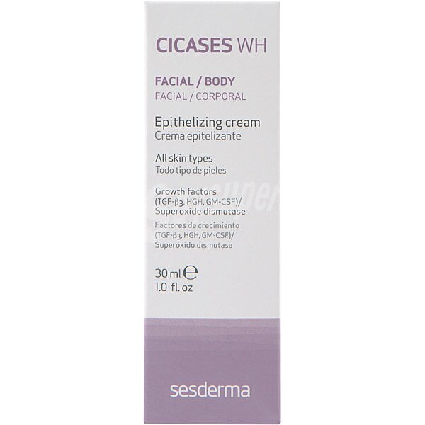 Cicases WH crema epitelizante facial/corporal que repara y acelera la regeneración de la piel