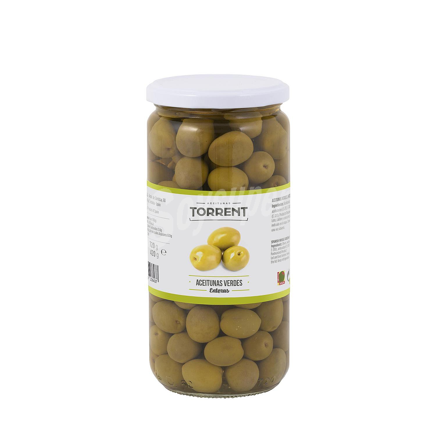 Aceitunas verdes con hueso Torrent