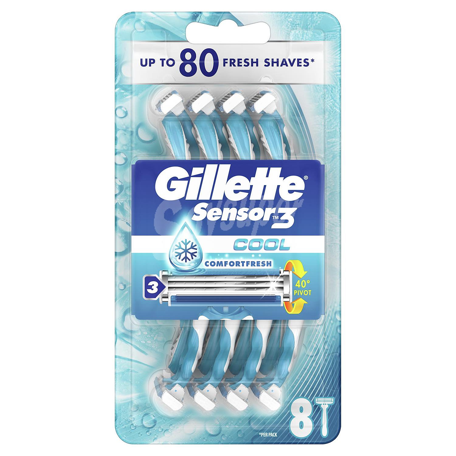 Maquinillas desechables Sensor3 Cool Gillette