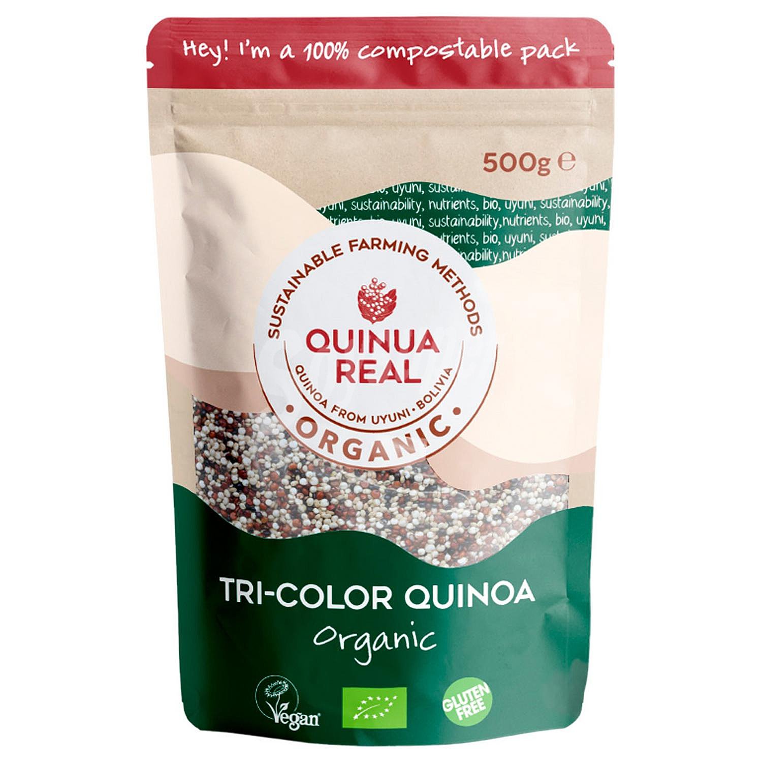 Quinoa tres colores ecológica sin gluten