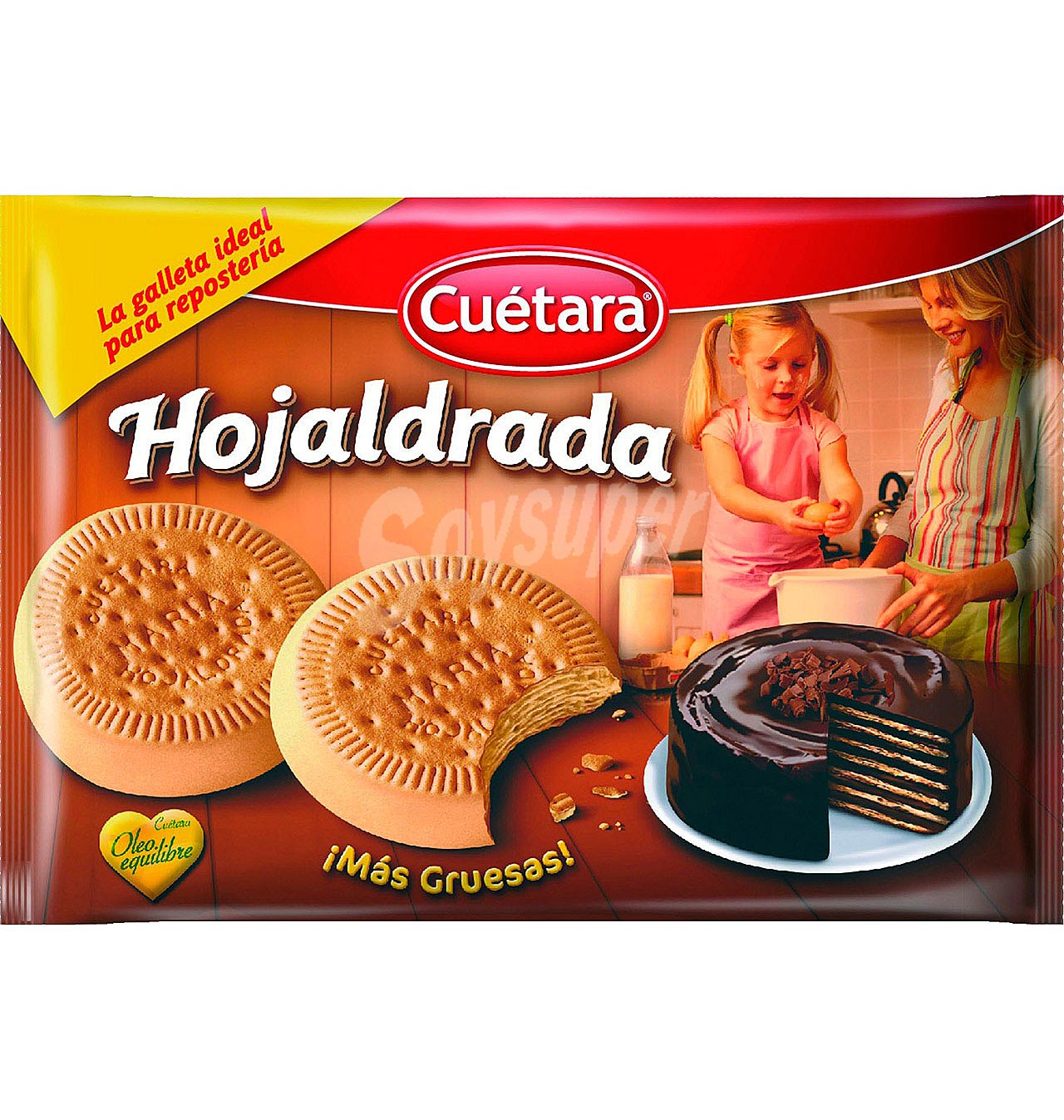 Galletas María hojaldrada