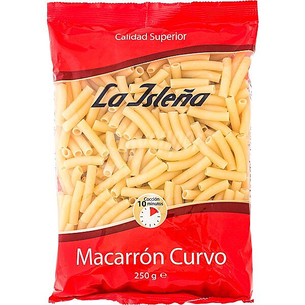 Macarrones curvos