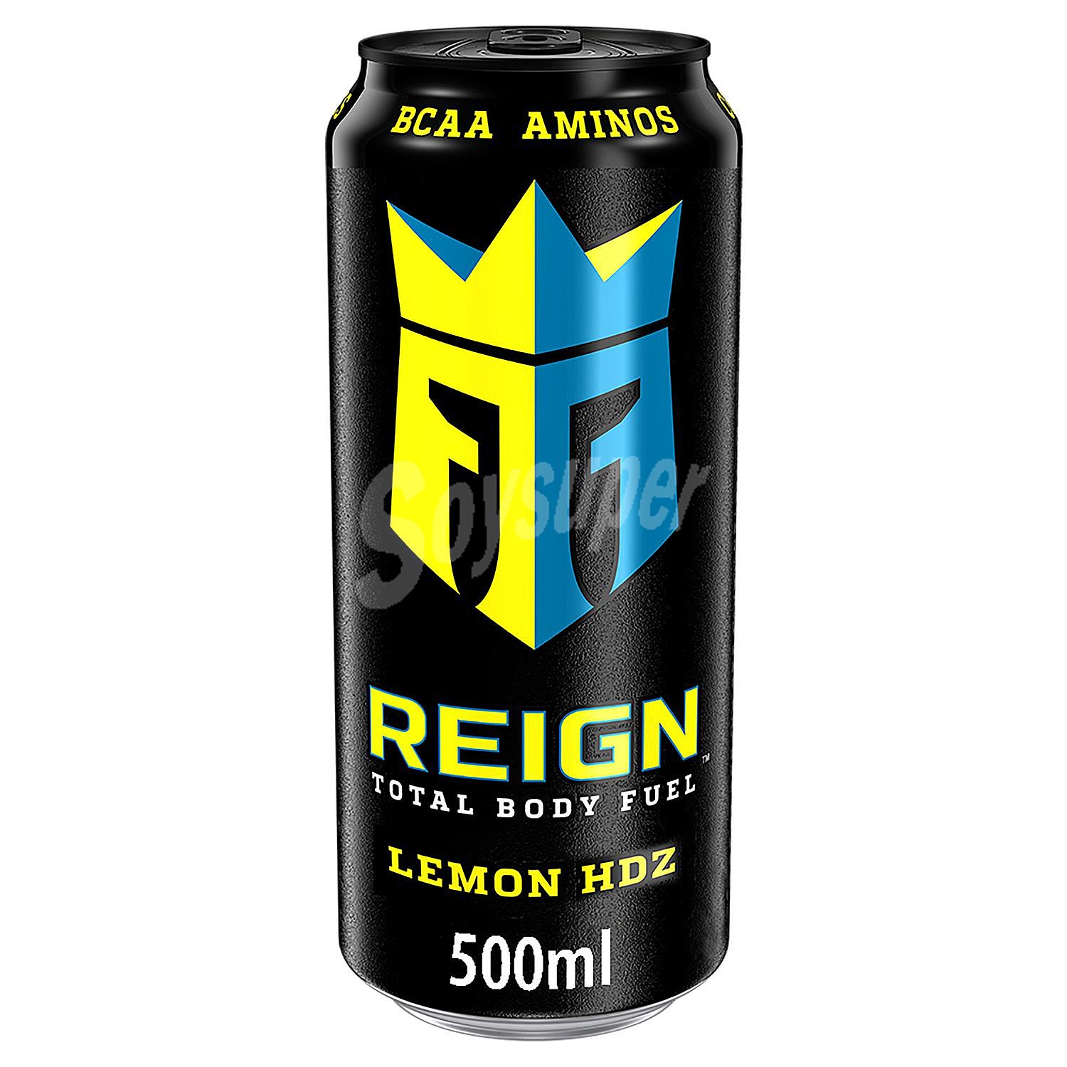 Reign Lemon sabor limón bebida energética