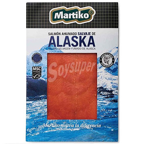 Salmón ahumado salvaje de Alaska