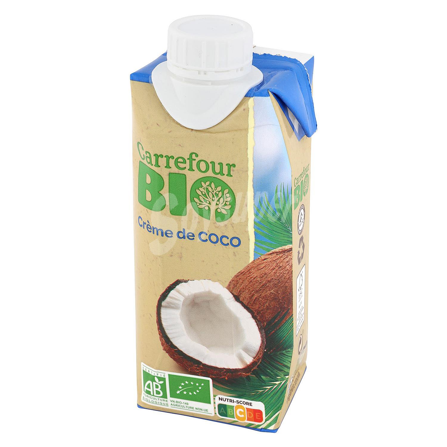 Crema de coco ecológico Carrefour Bio