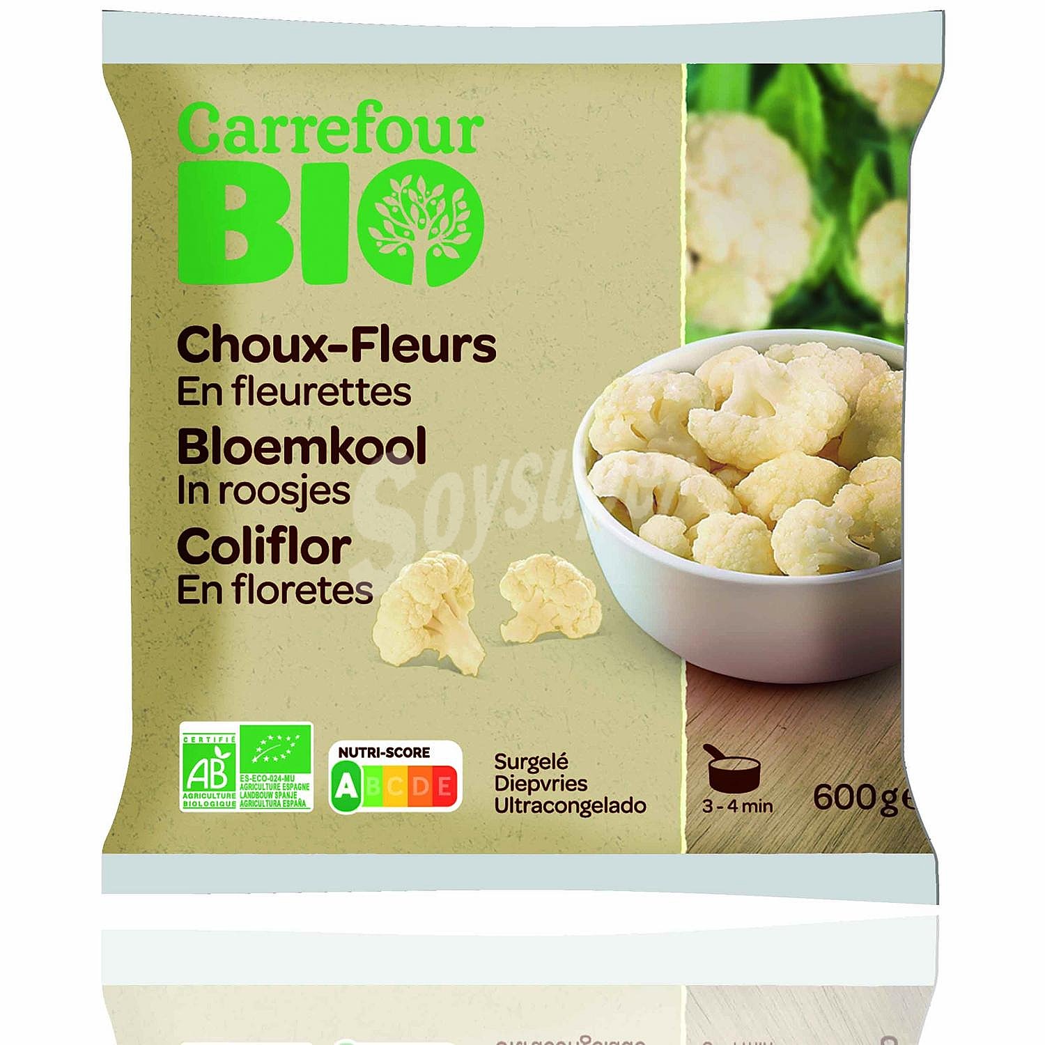 Coliflor ecológico Carrefour Bio