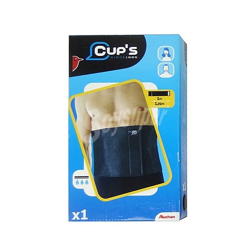 Faja de neopreno tonificante ajustable de 1 a 1,25 metros de largo cups