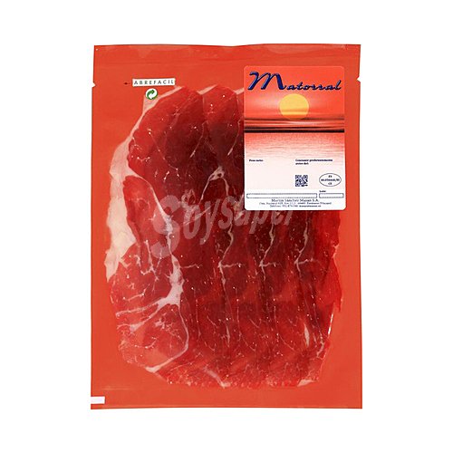 Matorral Jamón de cebo ibérico (50% raza ibérica), cortado en finas lonchas matorral